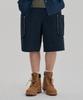 Jenyujeu Eyelets Bermuda Pants - Navy