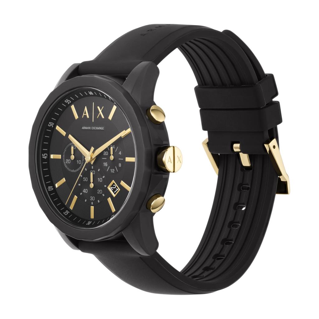 Armani Exchange AX7105 Outer Banks Watch with Luggage Tag Gift Set Men's (Travel Tag) [Used]