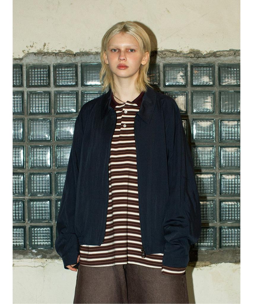 Sand Sound Drape Drizzler Jacket Navy