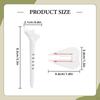 6 Pieces Golf Tee Adjustable Height Holder Positioning Unbreakable Material Suitable for Outdoor