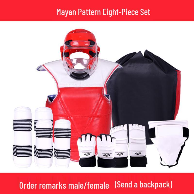 

Универсальный комплект защитной экипировки для тхэквондо - Длинный и утолщенный, 4-8 шт., для соревнований и тренировок S (110-130 cm) Female