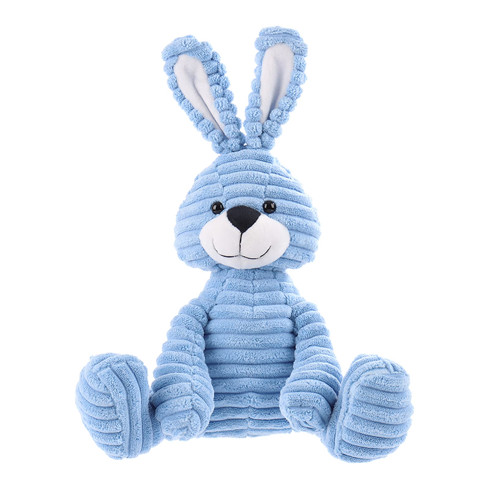 

Apricot Lamb Blue Corduroy Bunny Plush Toy for Soft and Cute Fluffy Blue Corduroy Bunny for Girls and 23cm Kids, Boys,