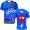 Sommer Neu Maillots Thailande Maillots PNL T-Shirt Kinder Erwachsene Oberteil Rundhals Locker Atmungsaktiv Herren Damen Sport T-Shirt