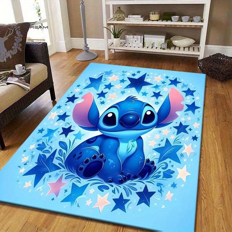

1pc Stitch Pattern Area Rug Soft Flannel Floor Mat for Living Room, edroom, Kitchen, Sofa Coffee Table Floor Mat, Machine Washable 60cm by 90cm