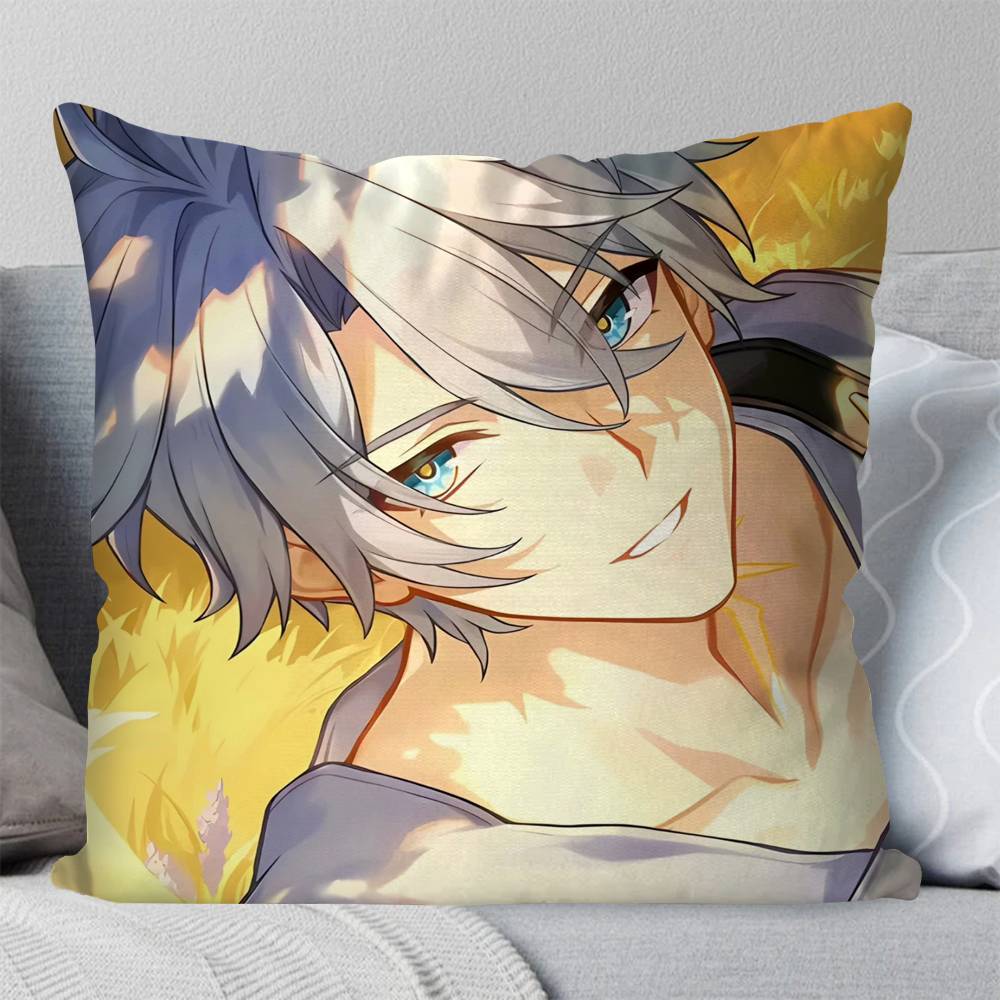 Phainon Anime Hhonkai Star Rail Pillow Case Fashion Square Pillowcase Bedroom Sofa Room Ins Decoration Leisure