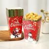 Santa Claus Snowman Popcorn Box Christmas Candy Snack Cookie Box Christmas Decorations for Home 2025 Navidad Gifts New Year 2025