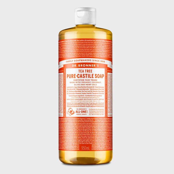 

[Очищающее средство для лица и тела]_Чистое кастильское мыло с чайным деревом 950 мл