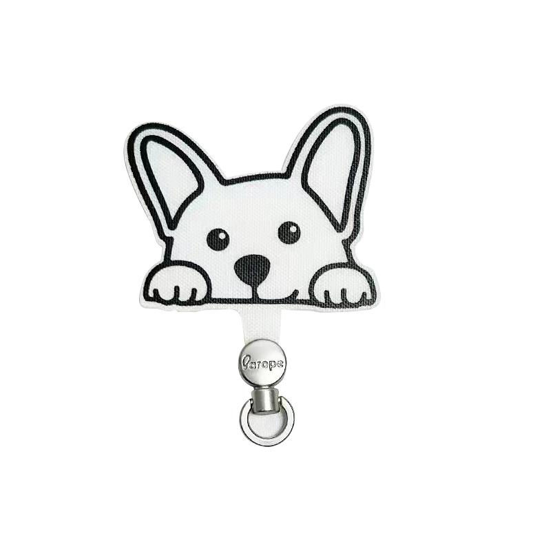 1PC Non-Woven Cartoon Lanyard Spacer 360 Degree Rotation Lanyard Clip Waterproof Multi-Style