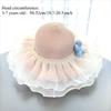 French-Style Wide-Brimmed Sunhat Bucket Hat Girl With Summer Bow For Seaside Outings Summer Bow Beach Hats