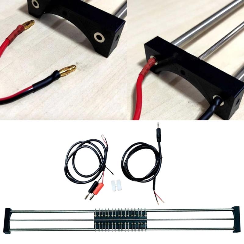 50cm Train Track 1/87  Scale Model Railroad Tracks Treadmill Track Bearing with 8 Rollers for Collectors Enthusiasts