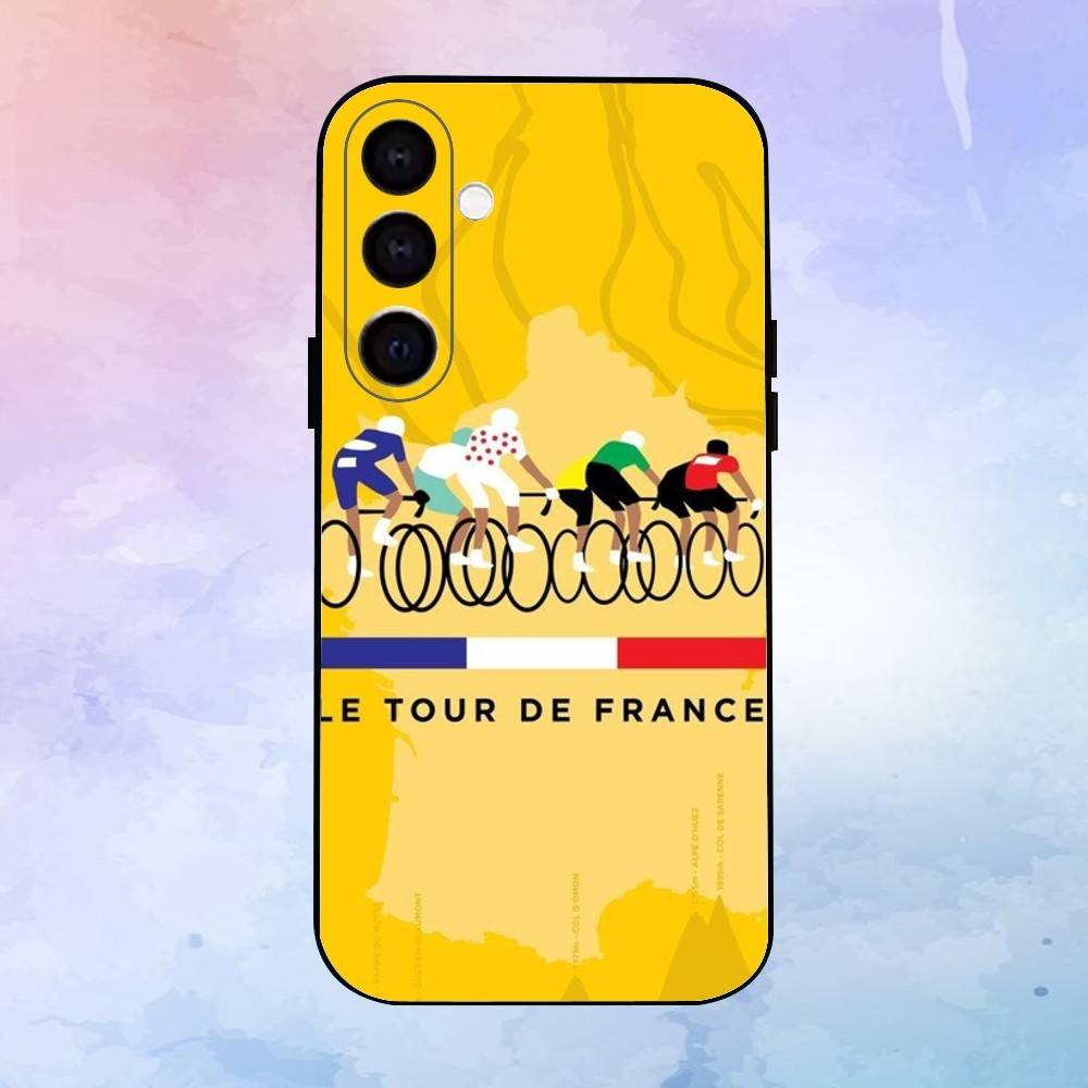 

Bike Tour de France Phone Case For Samsung Galaxy A73,A72,A71,A70,A53,A52,A51,Others Soft Black Shell Samsung a53 5g