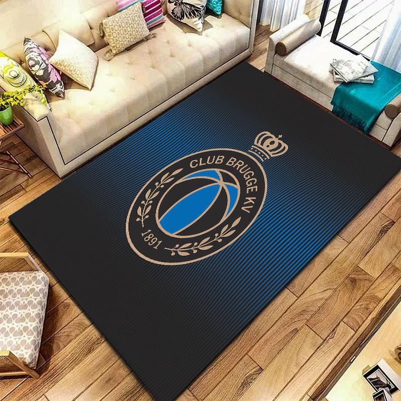 Club Brugge KV Carpet Rug for Living Room Bedroom Home Sofa Decoration,Kids play Non-slip Floor Mat