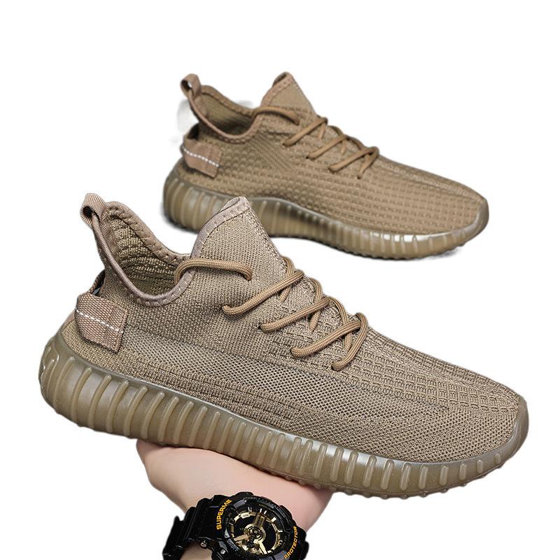 Internet celebrity coconut shoes 350 male and female couples sports shoes men's trend summer breathable casual running mesh shoes