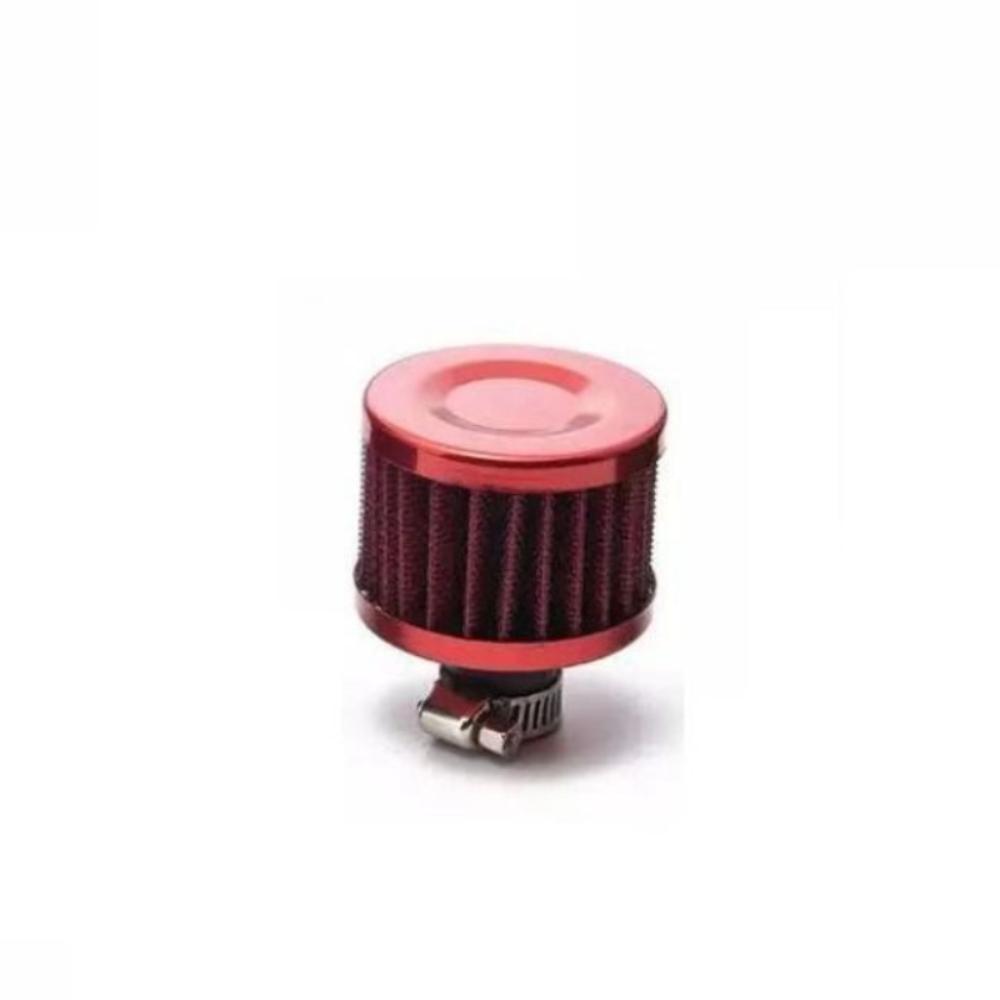 Universellt gränssnitt Bil Luftfilter 12 mm Mini Motorcykel Kalluftsinlopp Högflöde Svamphuvud Ventilkåpa för Vevhus