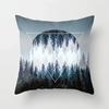 Geometric Blue Nordic Cushion Pillowcase Scandinavian Pillowcase