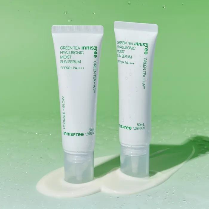 Green Tea Hyaluronic Acid Moisture Serum 50mL X 2