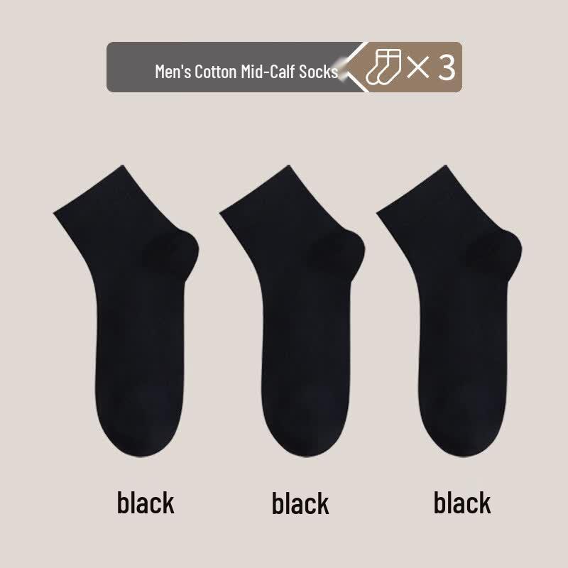 Lonsa Men s Mid-Calf Cotton Athletic Business Socks