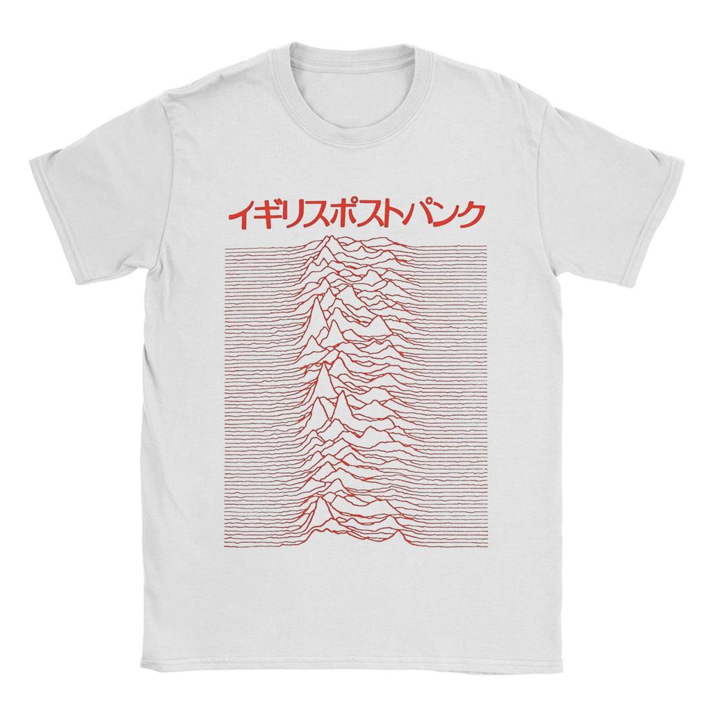 Retro Joy Division Japanese  Tshirts For Men Women 100%Cotton Short Sleeve Punk Rock Goth Crewneck Summer TopsTops