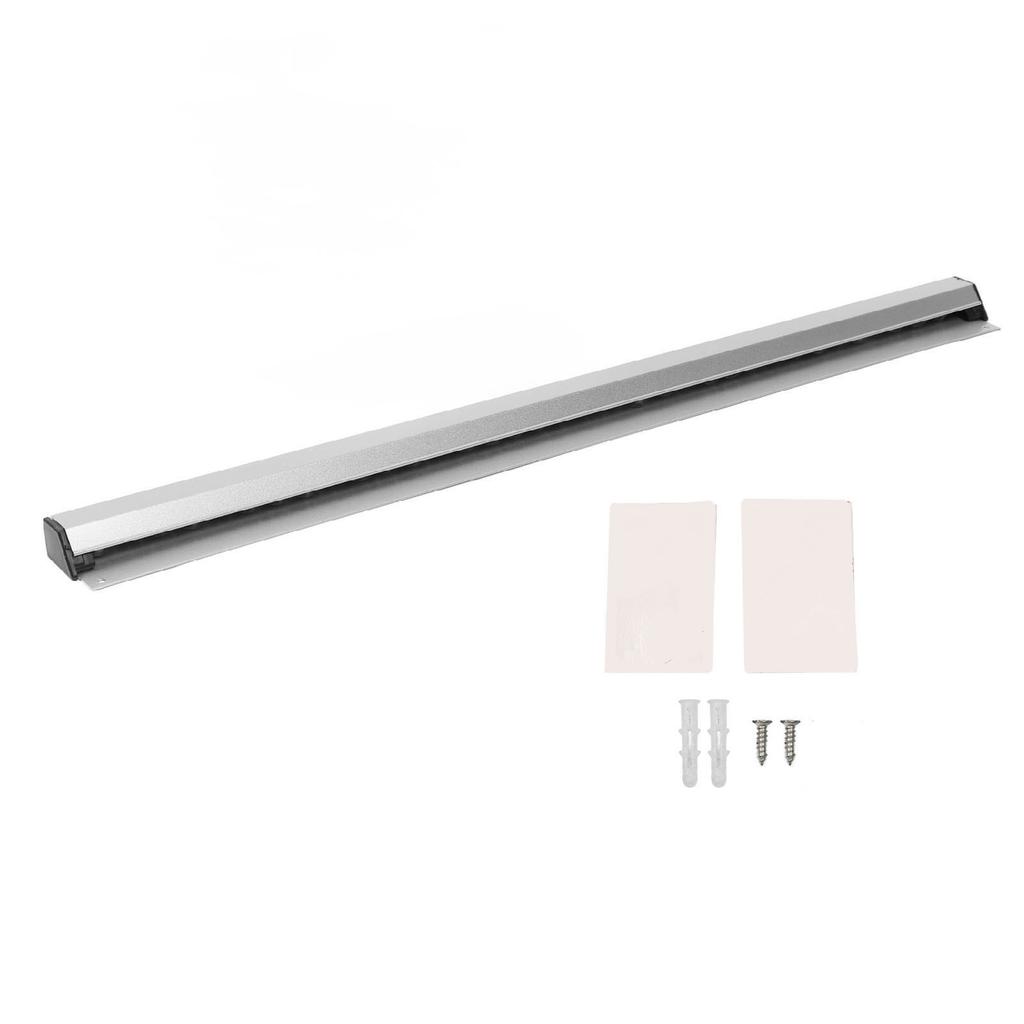Bestellhalter Schiebe-Check-Rack-Schiene Aluminiumlegierung Wandmontiert Schreibtisch Beleghalter Ticket Rechnung Menü Paperclip für