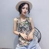 Korean Printed Camisole Vest Women's Summer New Fashionable Slim Fit Sleeveless T-shirt Top