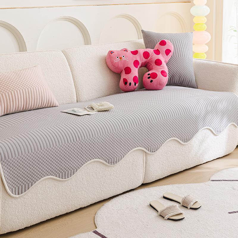 Small Fresh Sofa Seat Cushion Cool Summer Sofa Seat Cushion  New Fixed  New Sofa Cover