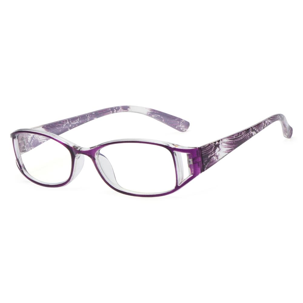1pc Anti-Blue Light Reading Glasses Urltra-Light Eye Protection Women Men Flowers Elegant Eyeglasses Diopter +100~+400