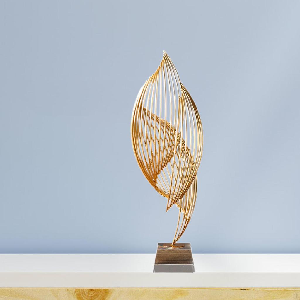 Abstract Art Metal Statue Cabinet Decor Figurine Decorative Desk Decoration Sculpture for Coffee