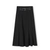 MIXMAX Casual Versatile Temperament Fashionable Age Reducing Slimming Half Body Long Skirt