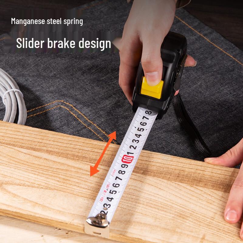 Deli 7.5m Nylon Coated Steel Measuring Tape