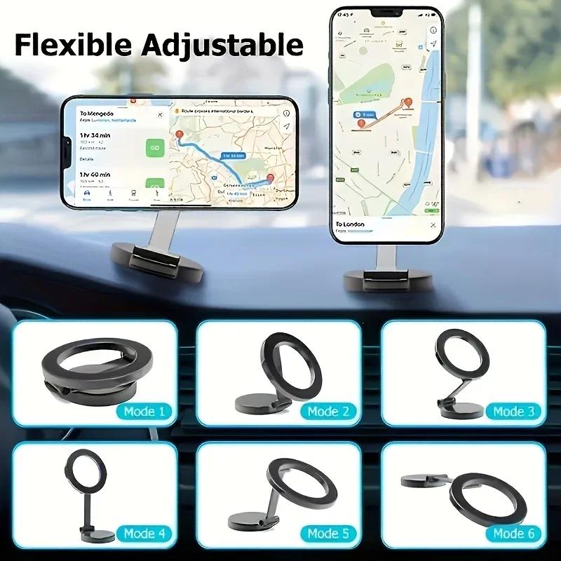 MagSafe Car Mount 360 Rotation & Strong Magnet Magnetic Phone Holder All-Metal Ultra Magnetic Fits iPhone