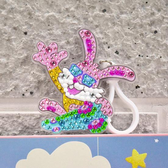 

8 шт./компл., пасхальная картина «сделай сам», милый кролик, цыпленок, подвески, аксессуары для рукоделия, мультяшный брелок, подвески, детская игрушка ручной работы, пасхальный подарок