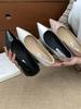 Shallow mouth height increase 3cm sexy pure desire single shoes slightly exposed toe seam pointed flat shoes versatile commuter women's single shoes