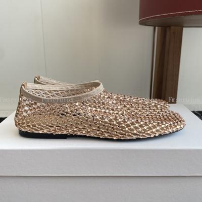 New Women Casual Shoes Square Toe Slip On Mesh Hollow Out Flats Rhinestone Solid High Quality Summer Beach Dress Holiday Sandals
