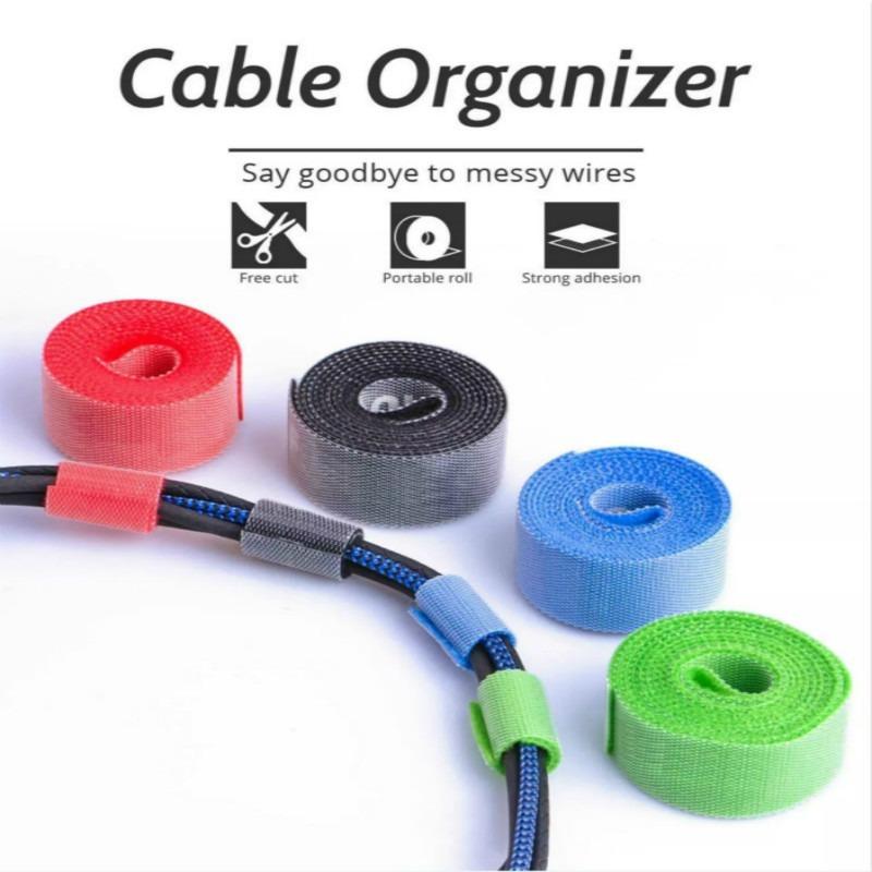1/3/5m Fishing Rod Tie Holders Straps Belts Suspenders Fastener Hook Loop Cable Cord Ties Belt Fishing Tools Accessories Gadget