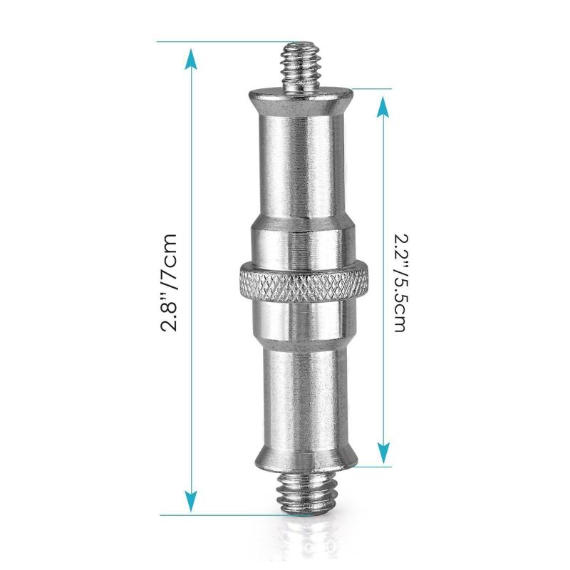 2 Stück 1/4 3/8 Innengewinde auf Innengewinde Adapter Schrauben 1/4-20 & 3/8-16 Schraubgewinde Metall Kamera Schrauben für Lichtstativ Auslöser