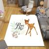Bambi Home Sofa Decoration for Living Room & Bedroom, Non‑Slip Play Flannel Floor Mat for Game Room