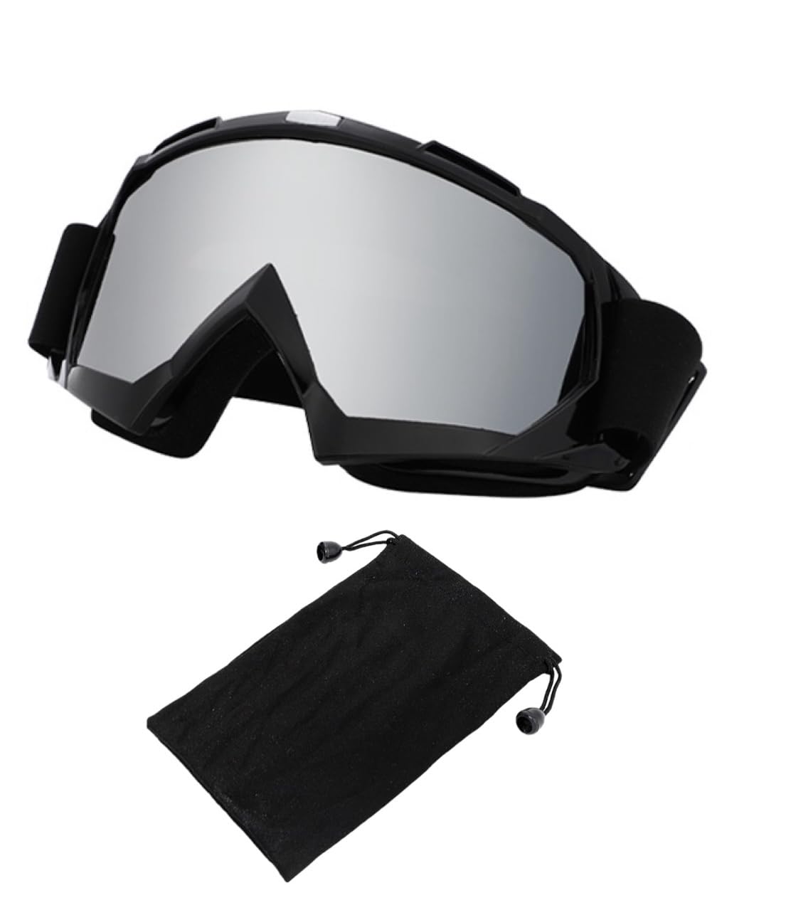 

Ski Bag Bike Bag Included Wide Field of View [VILTAGE] Goggles/Storage Included/Goggles/UV Protection/Snowboard Ski/Tactical Goggles/Storage Anti-Fog