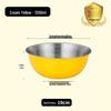 304 Stainless Steel Multi-purpose Bowl with Measuring Scale - Ideal for Beating, Baking, Kneading, Cooking, and Salads.
