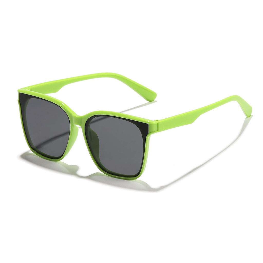Rennes new children's large box fashion versatile sunglasses outdoor travel candy-colored sunglasses