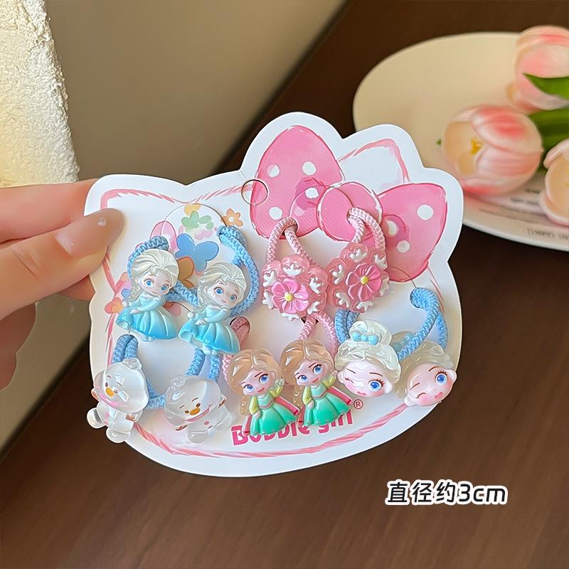 Princess Elsa Children'S Hairpin Cute Super Cute Girl Bangs Hair Band Bb Clip Baby Forehead Broken Hair Card Hair Accessories