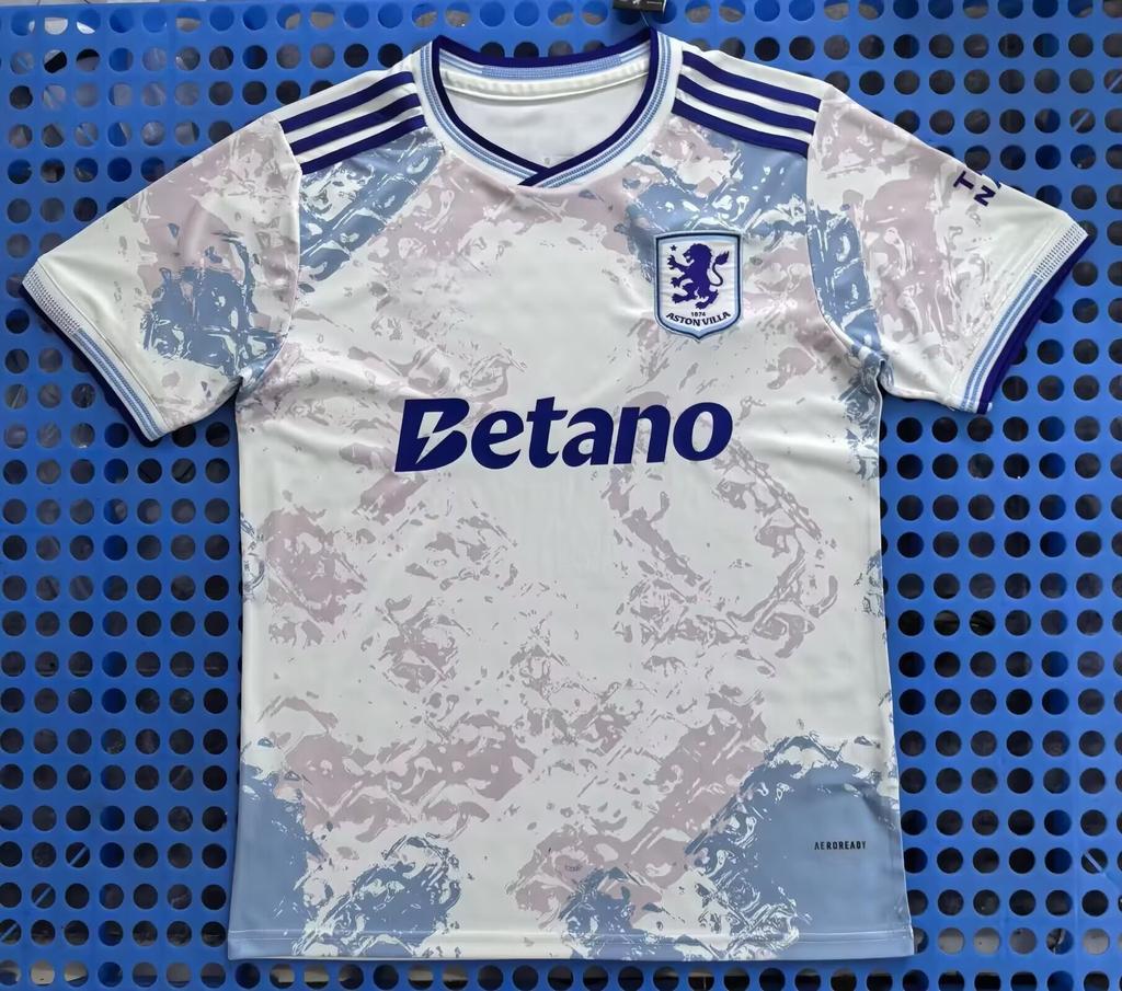 2526 Thai Football Fan Jersey Santos Marseille America Mallorca Short-sleeved Quick-drying T-shirt New La Liga