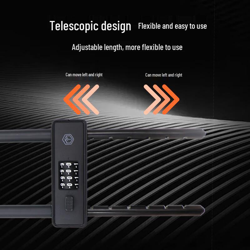 Jingdong Zao 4-Digit Password Glass Door U-Lock