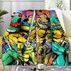 Turtles Team Adventure Blanket Flannel Throw for Sofa, Indoor, Camping, Living Room, Office, Chair, And Bed Soft Birthday Gift