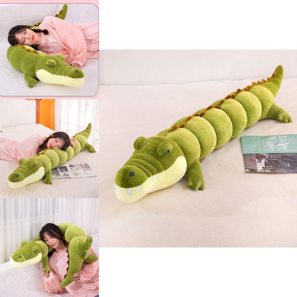 Crocodile Plush Toy Throw Pillow Soft Comfy