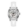 Fully Automatic Mechanical Tide Watch Fashion Trend Engraved Diamond-Encrusted Leather Strap Hand Luminous Waterproof Men'S And Women'S Watch