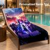 Solo Leveling Custom Name Beach Towel Large Soft Towel for Indoor Bathroom Outdoor Beach