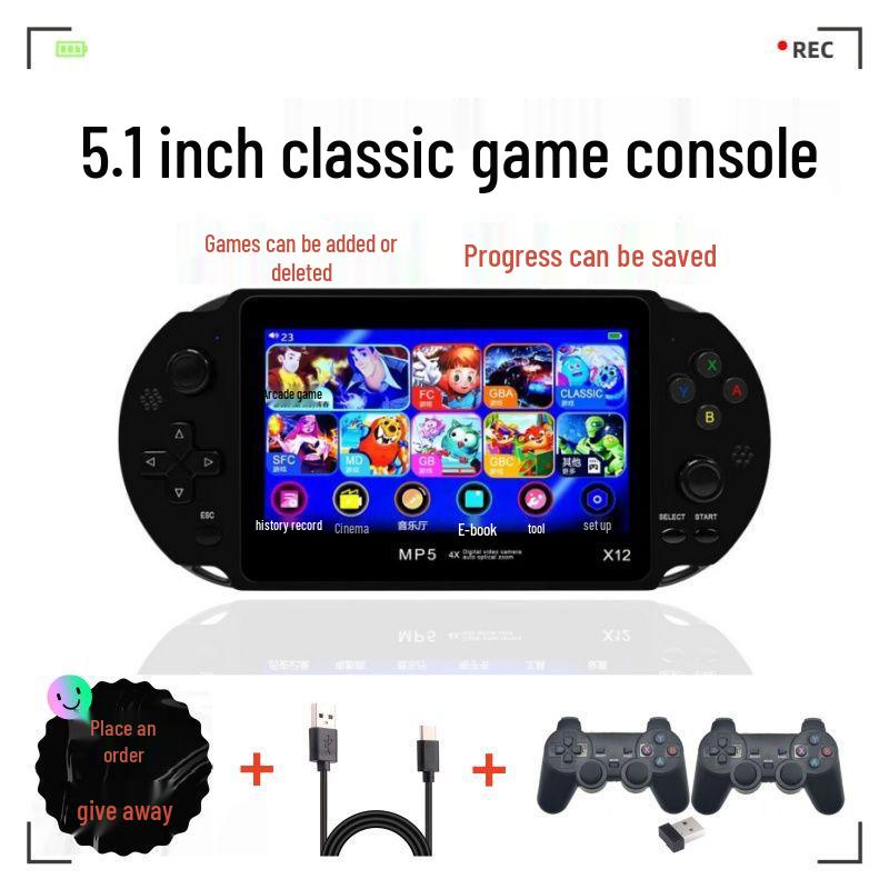 Nostalgic Rechargeable Handheld Game Console with Classic MP5: Three Kingdoms, Journey to the West & Pokemon. Free Shipping Included.