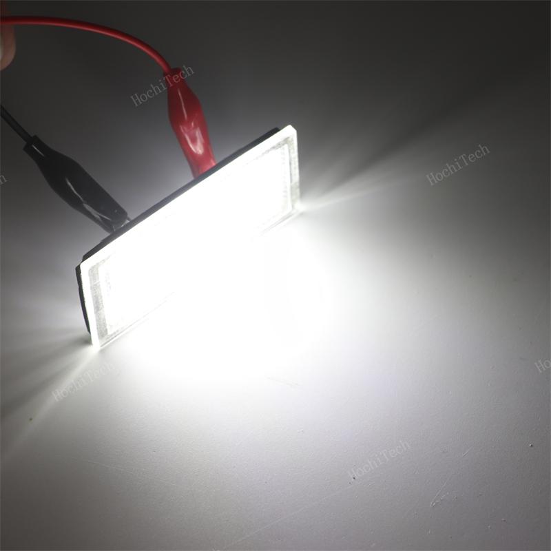 2PCS LED Car License Number Plate Light For BMW 7 Series E65 E66 2006-2008 Facelift Only Lamp White Bulbs License Plate Lights