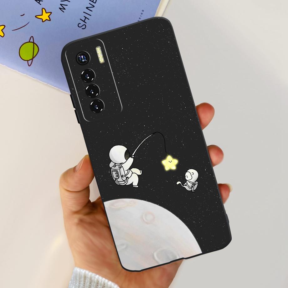 Étui pour Tecno Camon 17 P Housse de Téléphone CG7 CG7n Silicone Souple Funda Pare-chocs pour Camon 17 PRO Camon17 Étuis Coque Transparente Nouvelle Mode