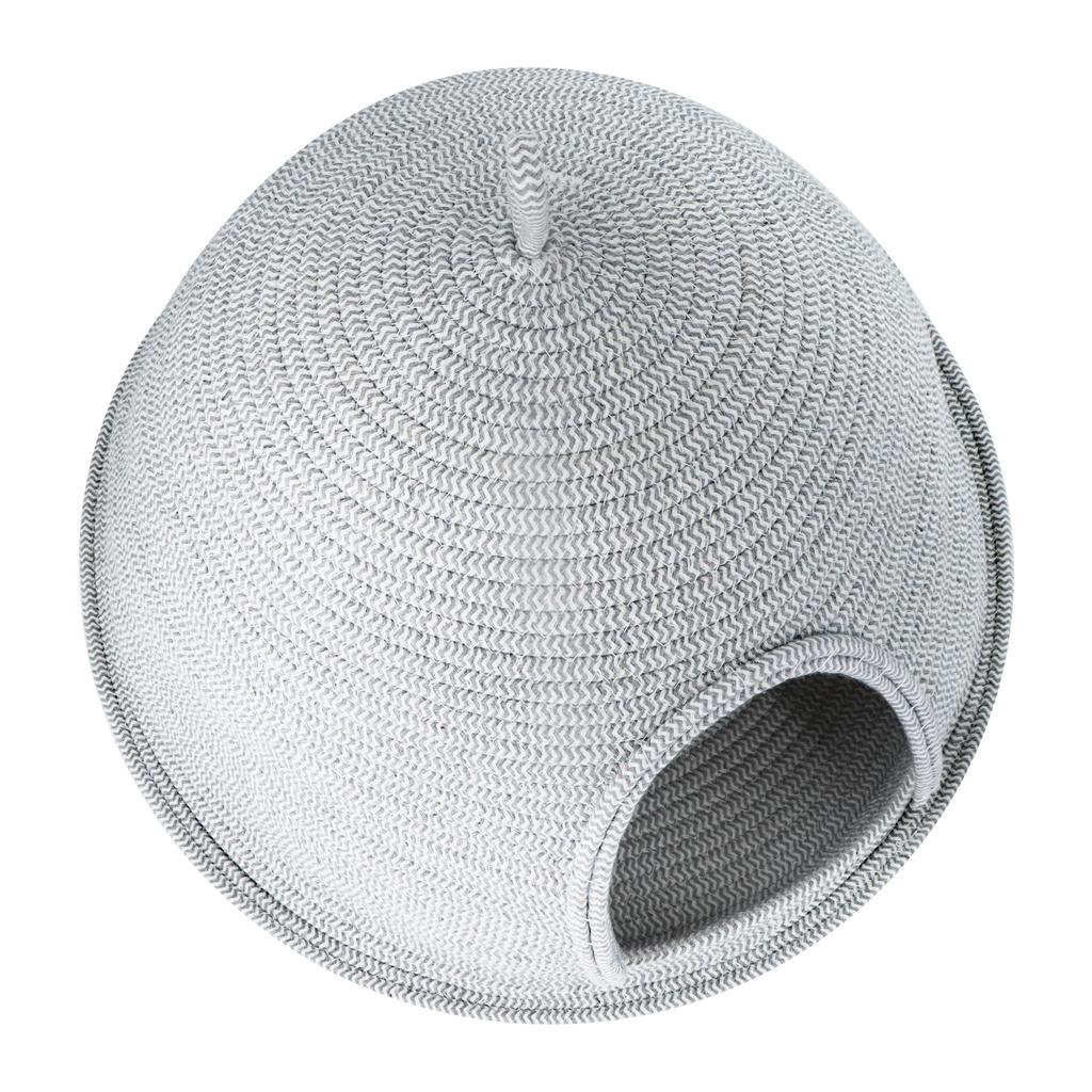 Cat Bed Scratcher Linen-cotton Weaving Kitten Cat Nests Pet Kittens Puppy Semi Enclosed Warm Safe Sleeping Bed with Handle